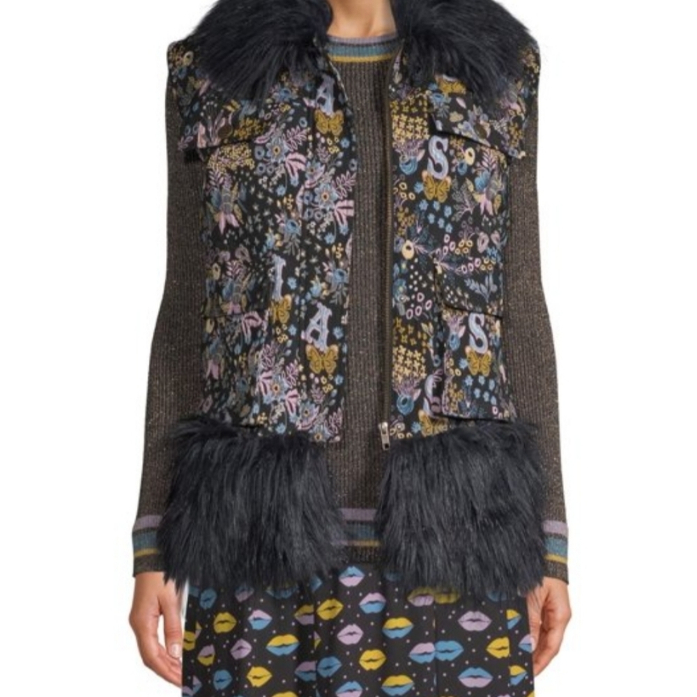 Sui by Anna Sui Women's Autumn Tapestry Vest